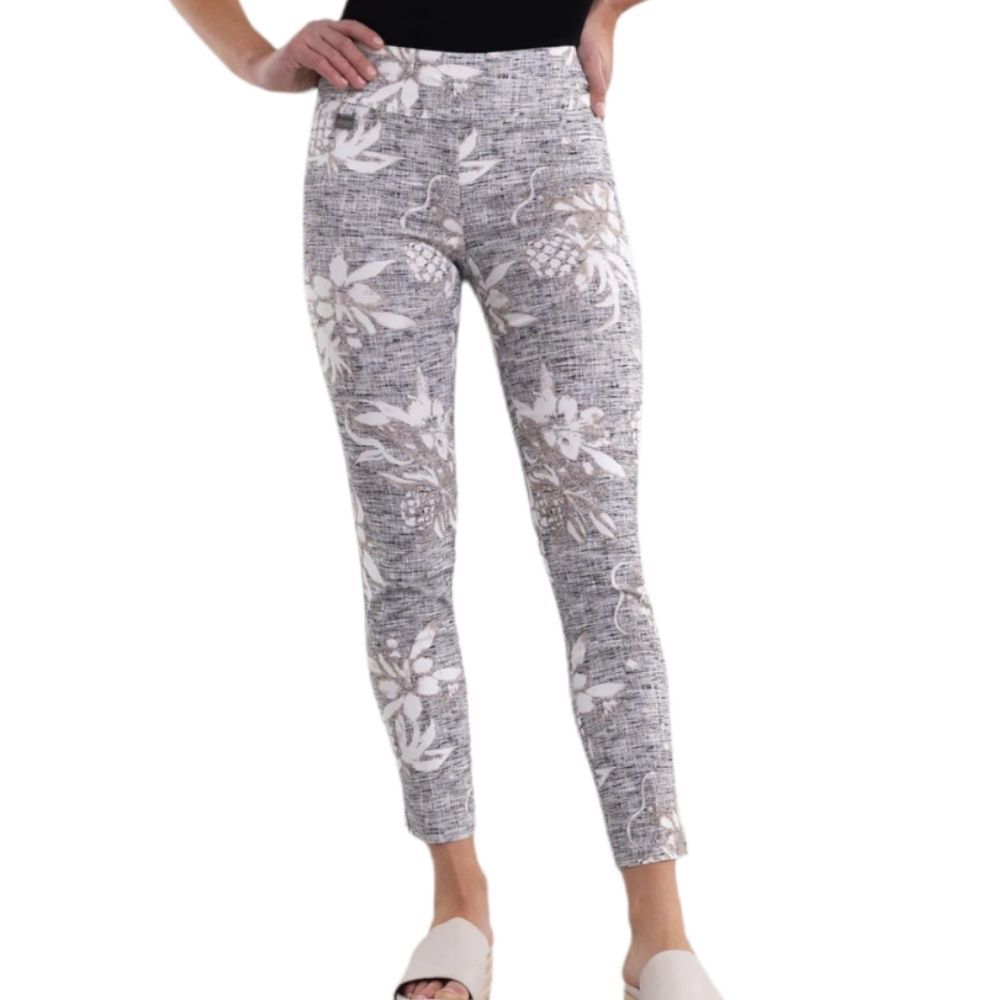 Lisette L. Montreal Antigua Print Slim Ankle Pants